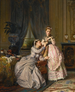 Sisters [1869] by Charles Edouard Boutibonne [1816–1897]